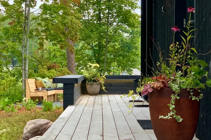 Landscape Design for a New Development in Vantaa: Forest-Inspired Yard with Peat Soil Features